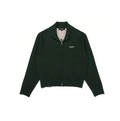 Malbon Women Golf Zip Jacket Casual Outerwear Green women's golf zip jacket front view