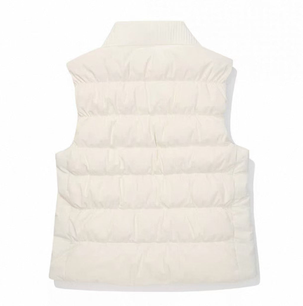 Malbon Golf Women’s Knit Collar Insulated Down Vest