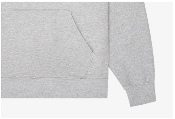 Malbon Unisex Dragon Graphic Heavyweight Golf Hoodie Grey model front view