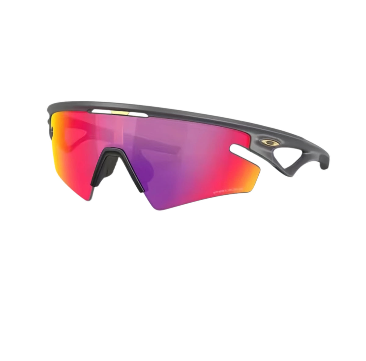 블랙 프레임과 레드·퍼플 실드 렌즈의 Oakley Sphaera Strike 선글라스