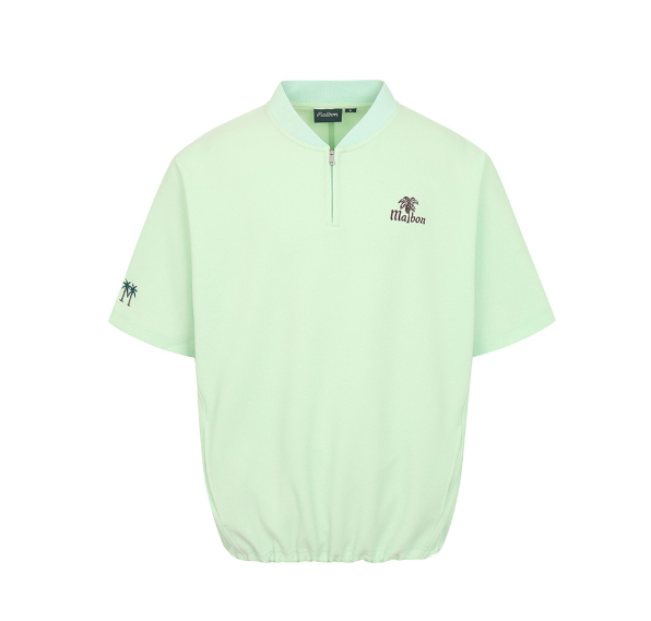 Malbon Golf Women’s Loose Fit Quarter-Zip Casual Shirt