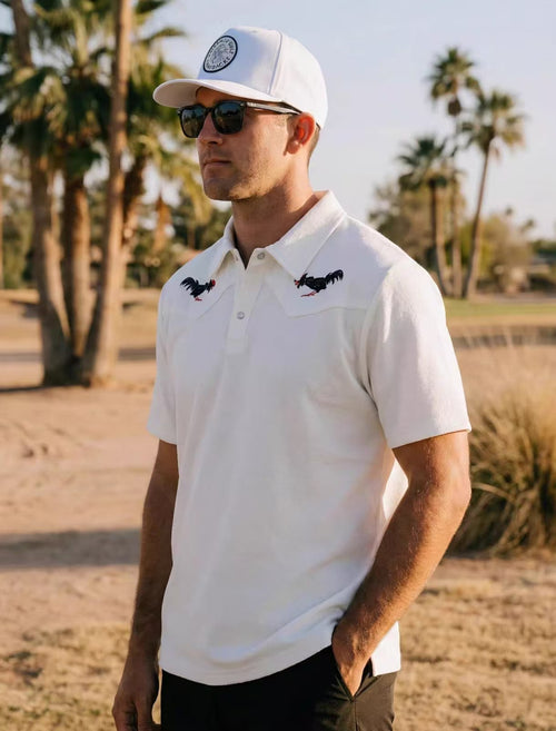 Devereux men’s White side model view