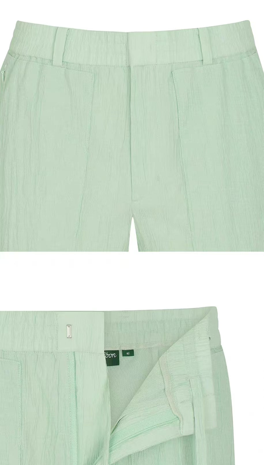 Malbon Golf Men’s Elastic Waist Athletic Shorts