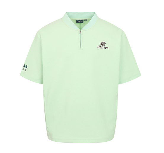 Malbon Golf Women’s Loose Fit Quarter-Zip Casual Shirt