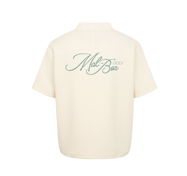 Malbon Golf Women’s Loose Fit Quarter-Zip Casual Shirt