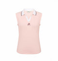 Malbon Golf Women’s Slim Fit Collared V-Neck Vest