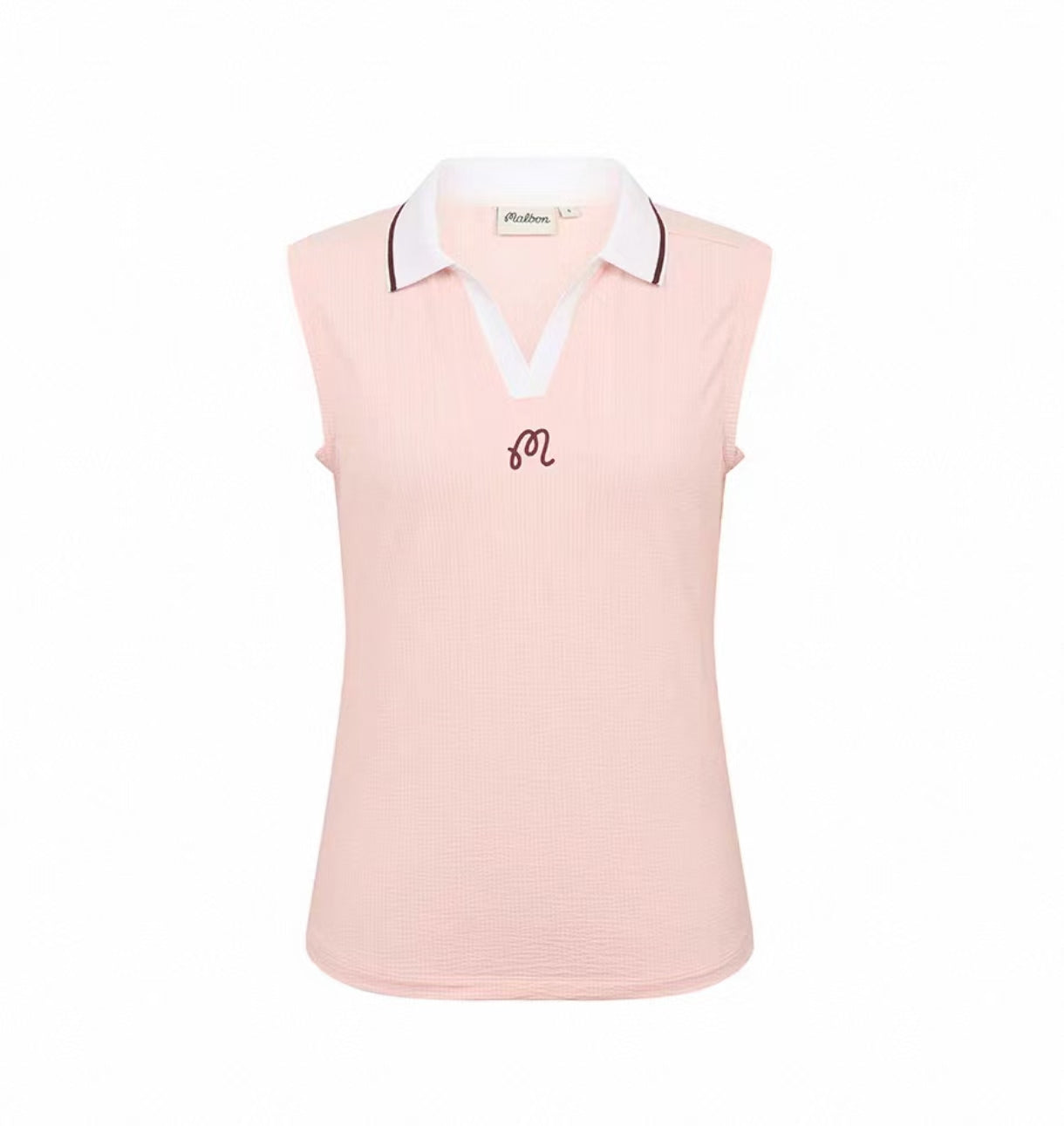 Malbon Golf Women’s Slim Fit Collared V-Neck Vest