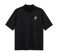 Forden Golf Men’s Ice Silk Quick-Dry Mock Neck Golf Shirt in Black - product view