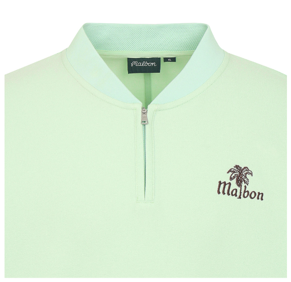 Malbon Golf Women’s Loose Fit Quarter-Zip Casual Shirt
