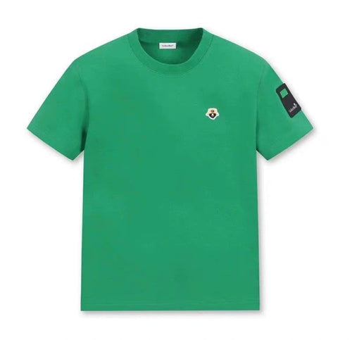 Golden Bear Green embroidered golf T-shirt front view