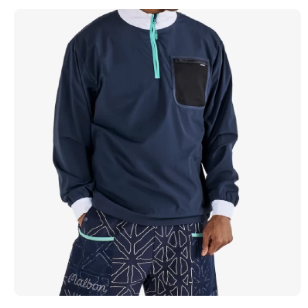 Malbon Cascade Windshirt Navy Blue product view