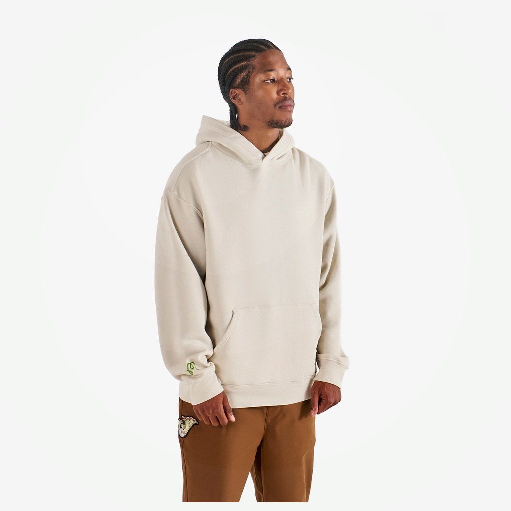 Malbon Malbon Fesque Foraging Hoodie cream model image 2