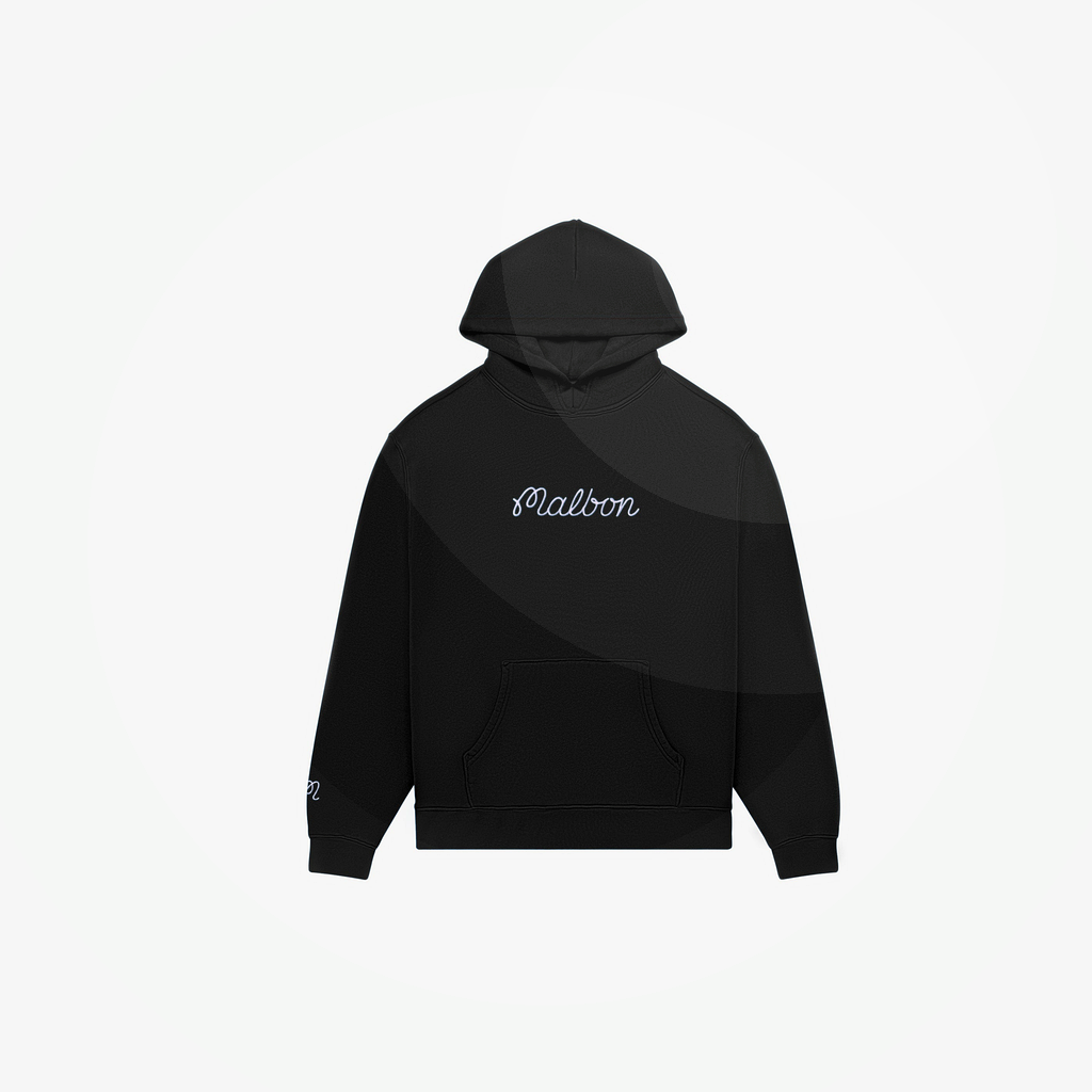 Malbon Malbon Fesque Hoodie black model image 1
