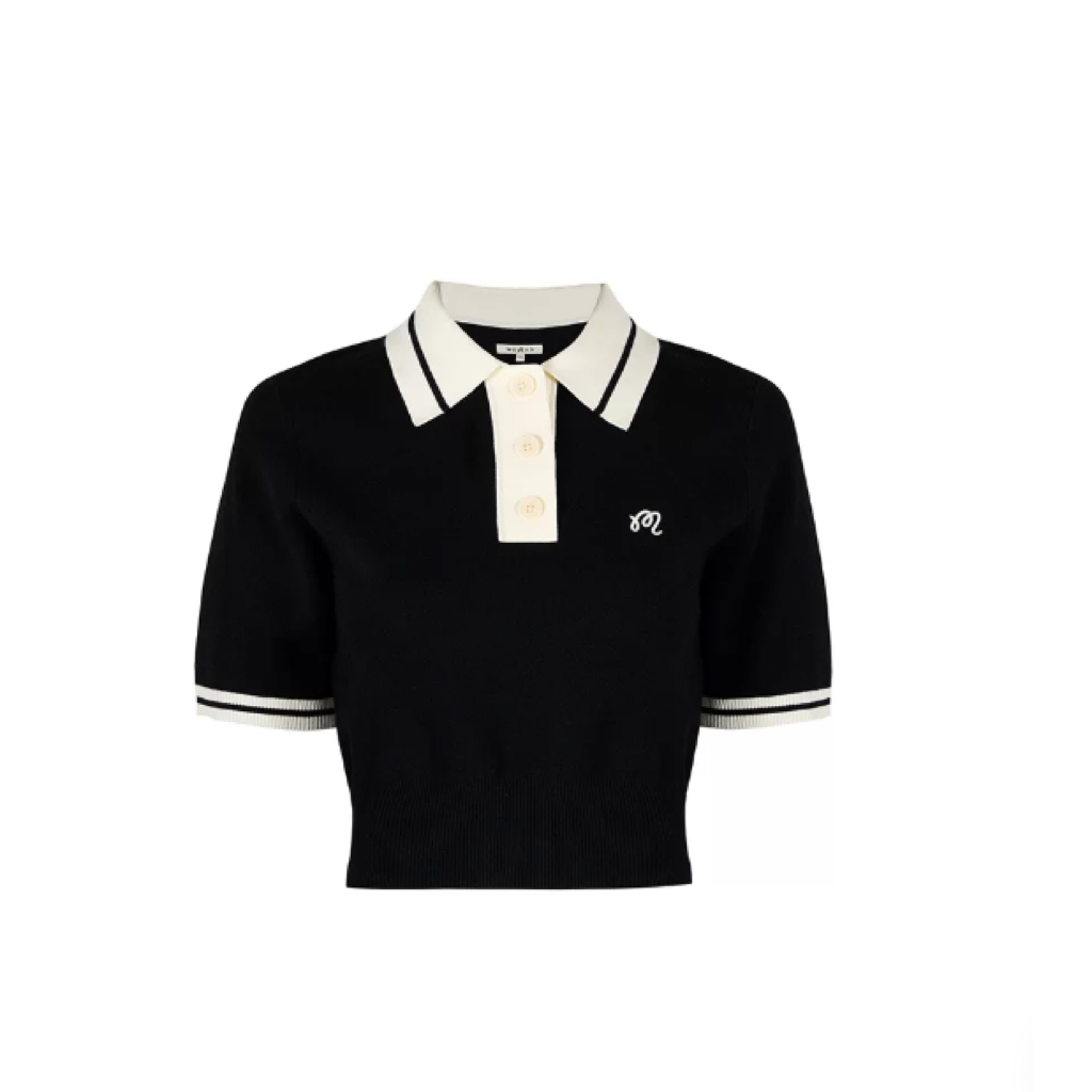 Malbon Mikaylaknit Polo Black product view
