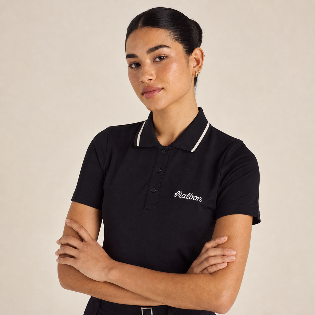 Malbon Paloma Polo Black angle view