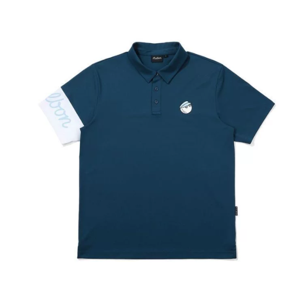 Malbon Short Sleeve Golf Polo Dark Blue product view